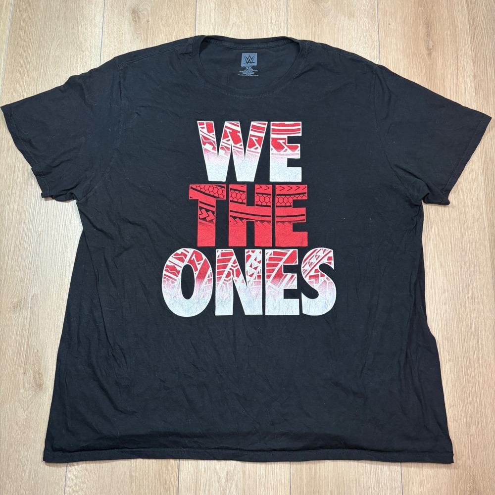 WWE The Bloodline We The Ones Reigns USO T-Shirt Men 3XL Black Red White Graphic
